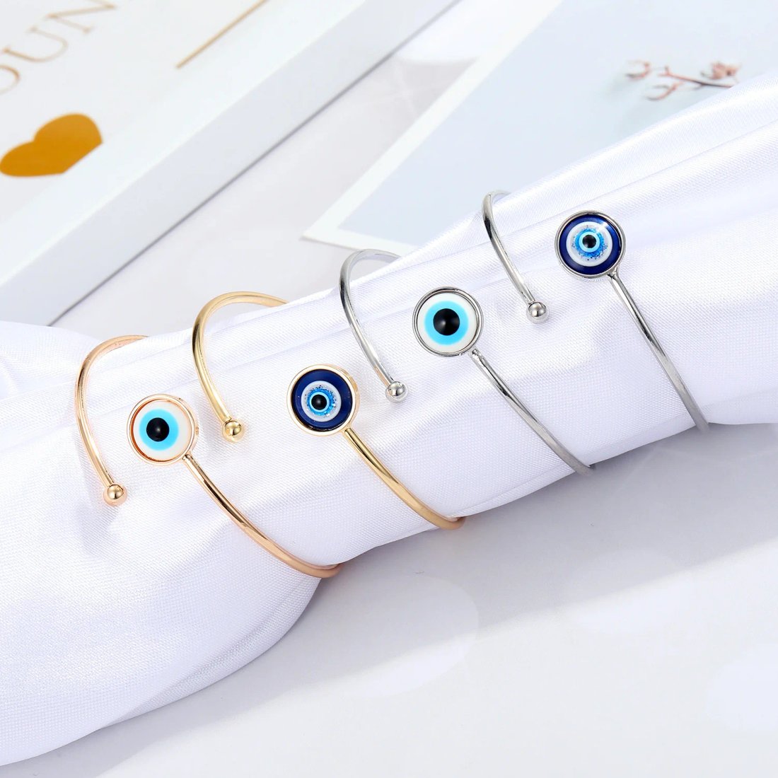 Handgjort Turkiskt Blue Eye Pararmband