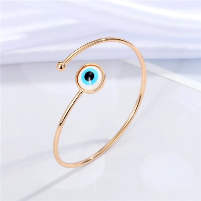 Handgjort Turkiskt Blue Eye Pararmband - Bild 4