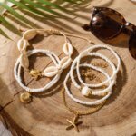 Boho Pärlarmband Set med Havstema för Dam - Bild 4