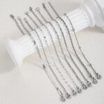 Set med Silverfärgade Länkarmsband i Stål - Bild 6