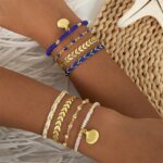 4-delat Etniskt Boho Armbandset för Semester - Bild 2