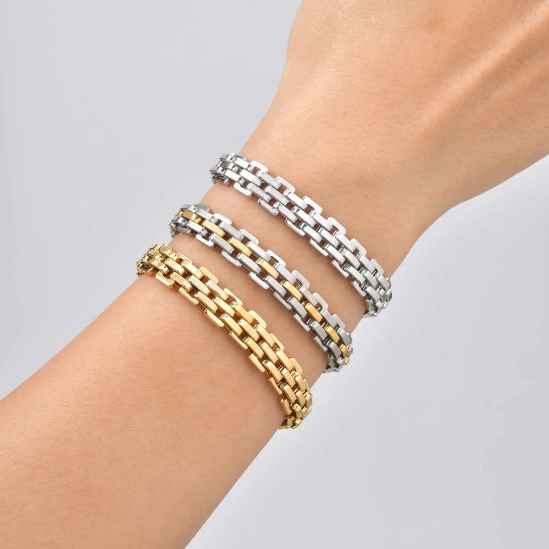 Prjewel Klockarmband Armband i Guld i Stål