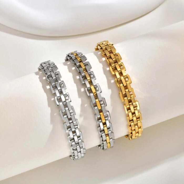 Prjewel Klockarmband Armband i Guld i Stål - Bild 4