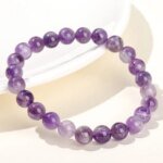 Handgjort Armband i Naturlig Drömametist - Bild 3