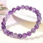 Handgjort Armband i Naturlig Drömametist - Bild 2