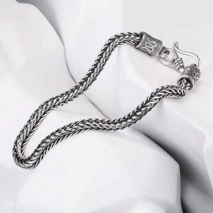 Exklusivt Vintagelänkarmband i Äkta 925 Sterling Silver - Bild 3
