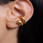 Trendig Guldiga Manschettörhänge utan Piercing för Damer