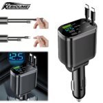 Kebidumei 150W Utdragbar Snabbladdare för Bil