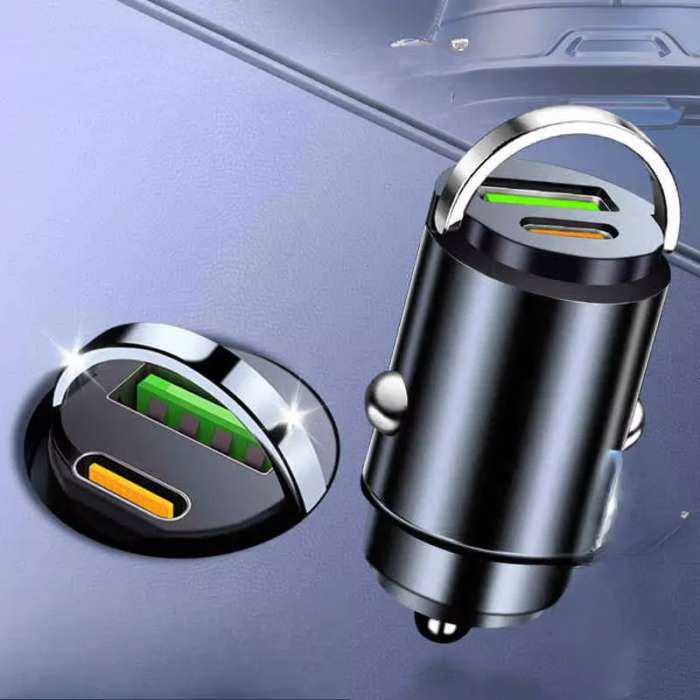 200W Mini Snabbladdare för Bil och Mobil - Bild 2