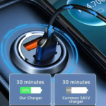 200W Mini Snabbladdare för Bil och Mobil - Bild 4