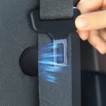 Magnetisk Hållare för Bilbälte i PU-läder