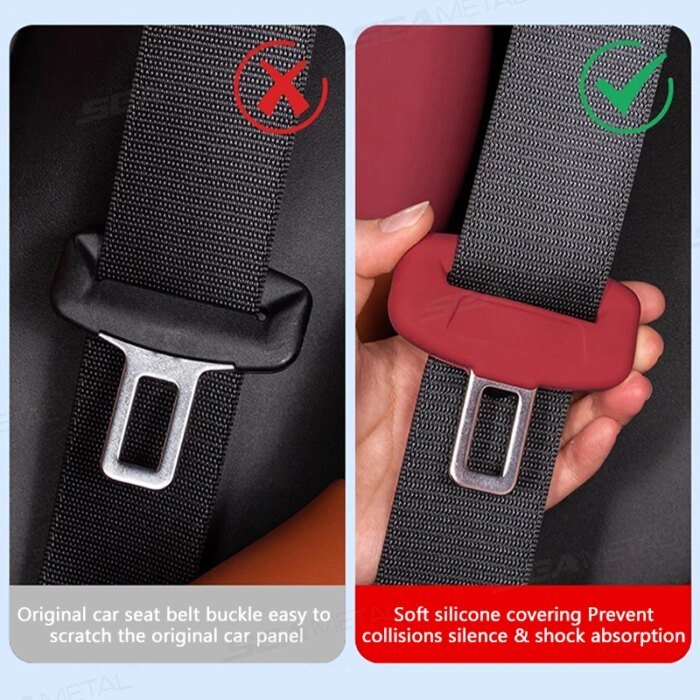 BLALION 2-pack Silikonskydd för Bilbälte - Bild 2