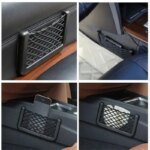 4-pack elastiskt förvaringsnät för bilens interiör - Bild 3