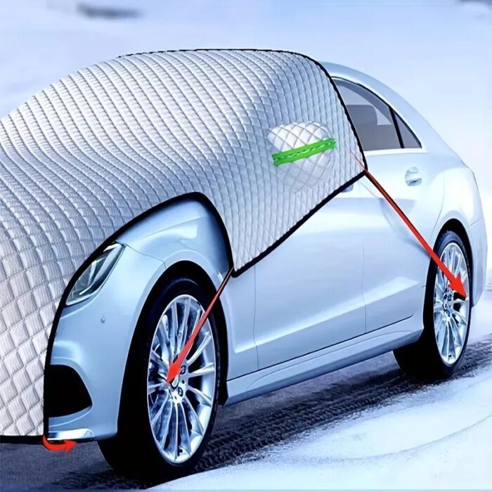 Förstorat snöskydd för bilens vindruta - Bild 4