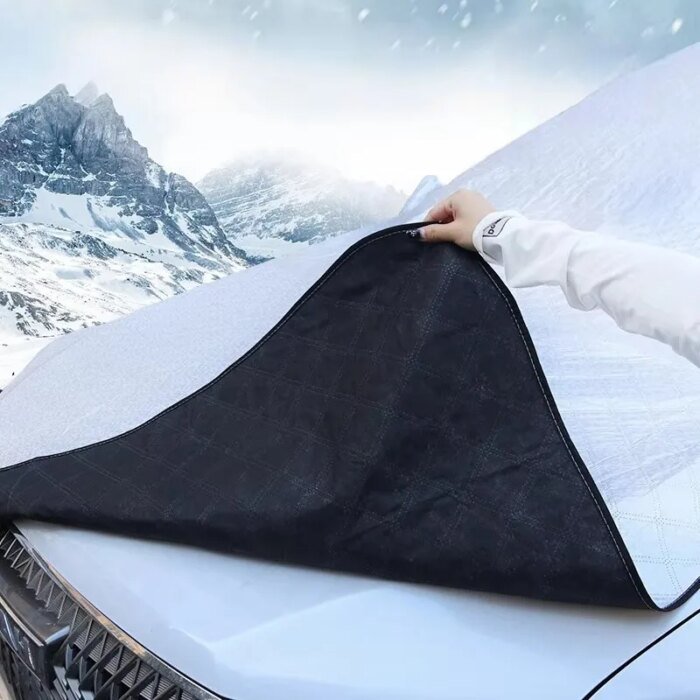 Förstorat snöskydd för bilens vindruta - Bild 3