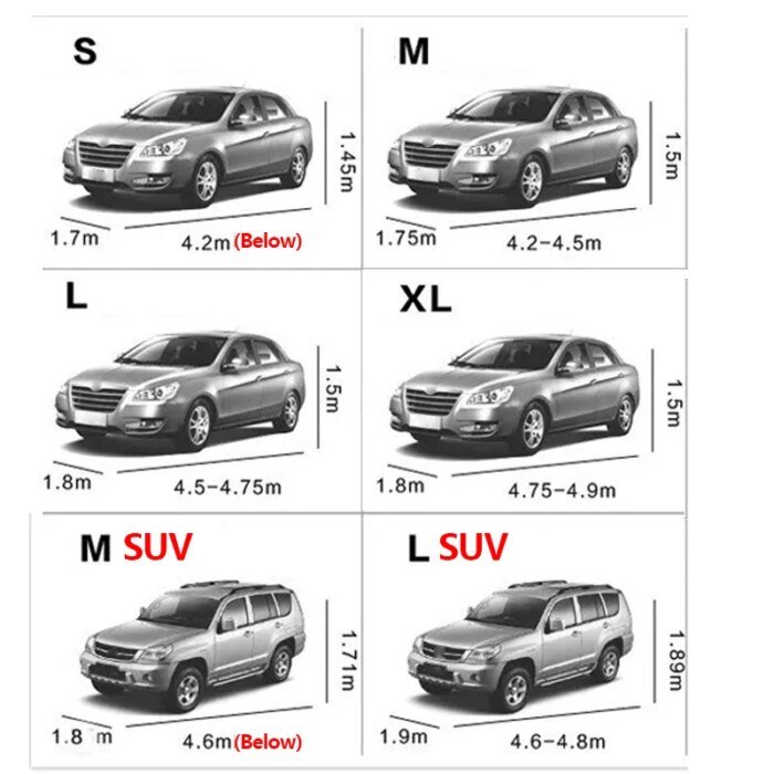 Vattentätt helkapell för sedan och SUV - Bild 2