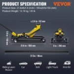 SucceBuy 2,5 tons hydraulisk lågprofil domkraft - Bild 4