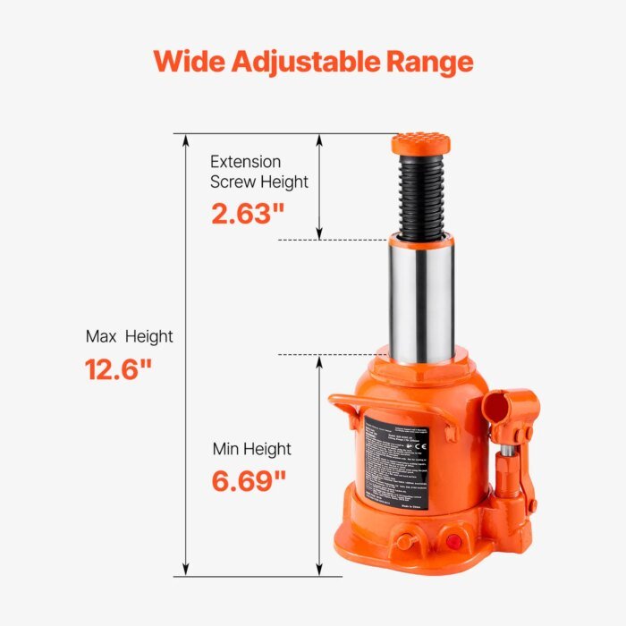 SucceBuy hydraulisk flaskdomkraft för tunga fordon - Bild 3