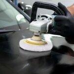 Mångsidig polerrondell i ull för bilvård - Bild 3