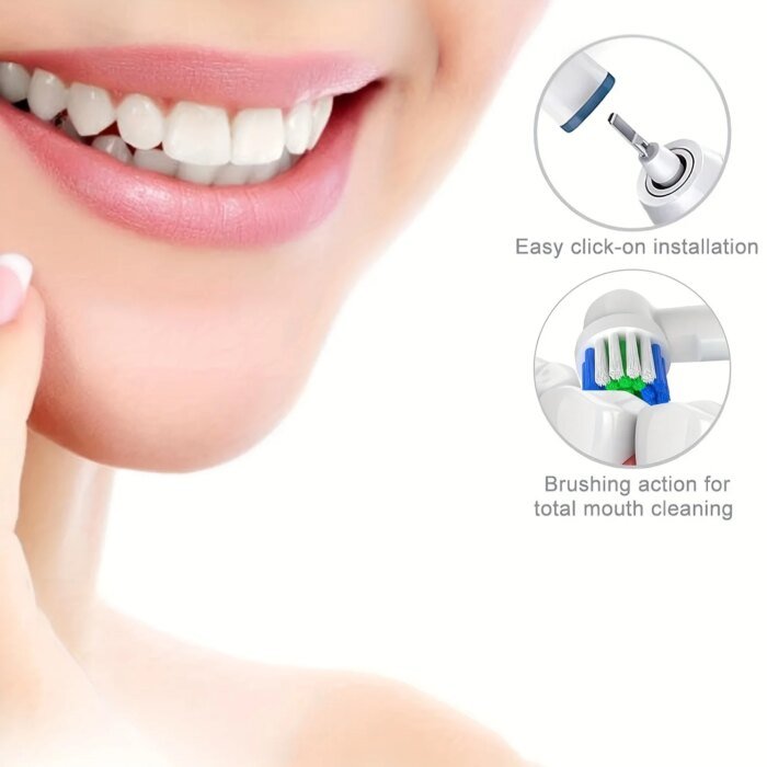 Ersättningsborsthuvuden för Oral-B Braun – 4/12/16/20-pack för elektrisk tandborste - Bild 5