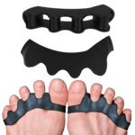 Tåspridare i mjuk gel (1 par) – Lindring för hallux valgus och felställda tår