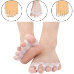 Tåspridare i mjuk gel (1 par) – Lindring för hallux valgus och felställda tår - Bild 3