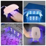 Mini LED UV-nagellampa för gelnaglar – Portabel nageltork med USB för manikyr - Bild 6