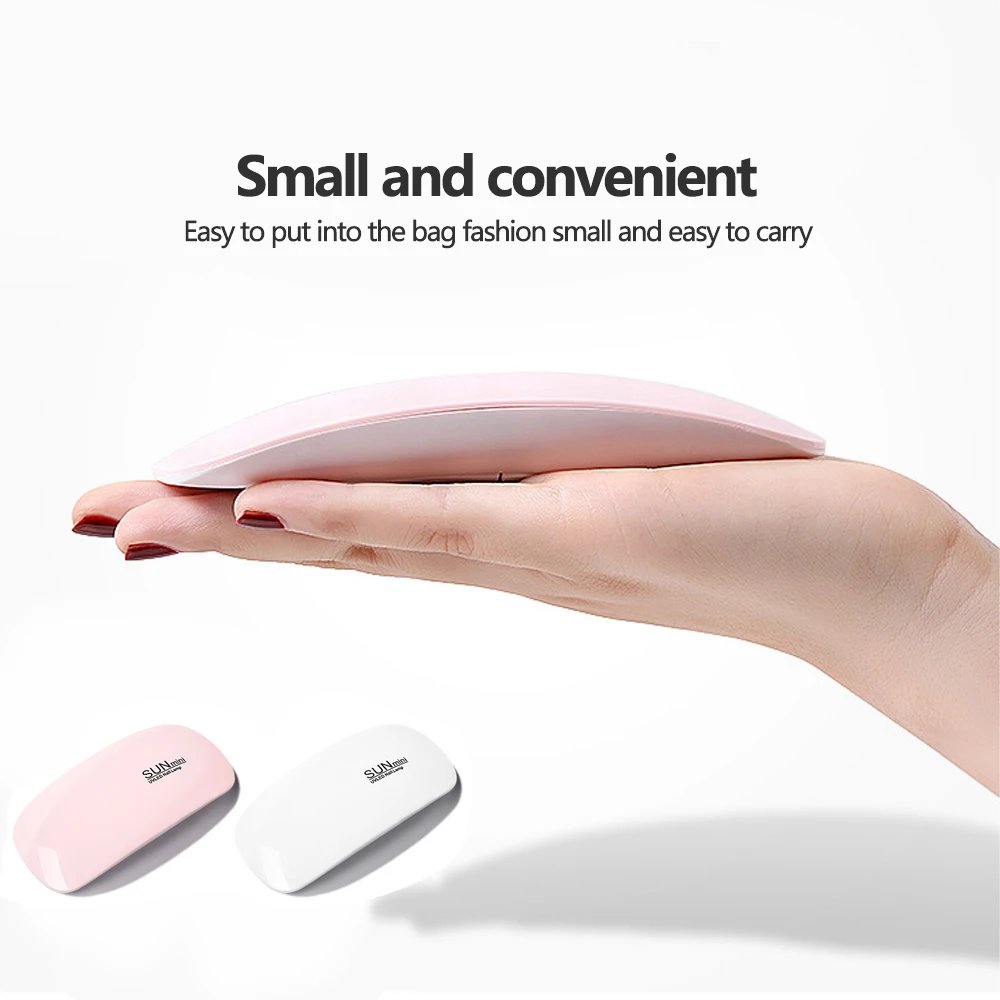 Mini LED UV-nagellampa för gelnaglar – Portabel nageltork med USB för manikyr Mini LED UV-nagellampa för gelnaglar – Portabel nageltork med USB för manikyr