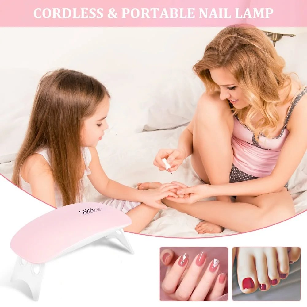 Mini LED UV-nagellampa för gelnaglar – Portabel nageltork med USB för manikyr Mini LED UV-nagellampa för gelnaglar – Portabel nageltork med USB för manikyr