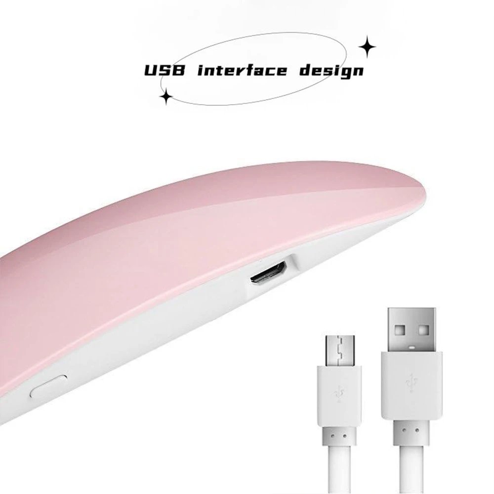 Mini LED UV-nagellampa för gelnaglar – Portabel nageltork med USB för manikyr Mini LED UV-nagellampa för gelnaglar – Portabel nageltork med USB för manikyr