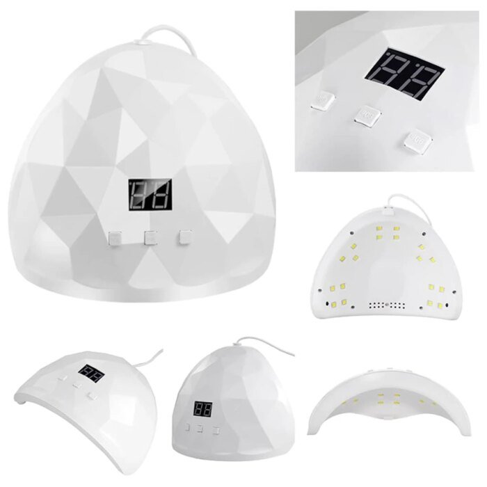 LINMANDA LED UV-nagellampa 88W – Nageltork med 18 LED-lampor, 3 timerlägen och automatisk sensor för gelnaglar - Bild 2