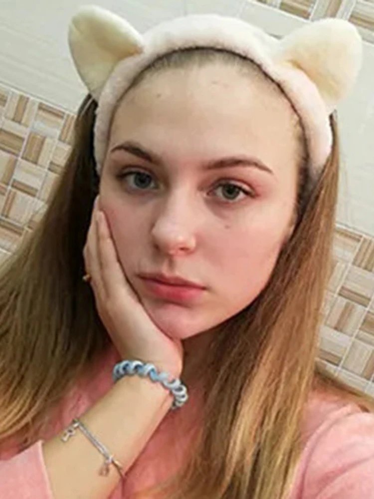 Mjukt Hårband med Kattöron – Sött Hårband i Korallfleece för Makeup & Tvätt Mjukt Hårband med Kattöron – Sött Hårband i Korallfleece för Makeup & Tvätt