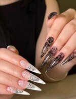 Nagelfolie med Spetsmönster (10 rullar) – För elegant och detaljerad Nail Art - Bild 6