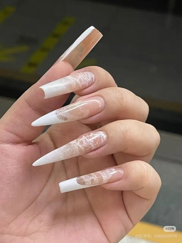 Nagelfolie med Spetsmönster (10 rullar) – För elegant och detaljerad Nail Art - Bild 5