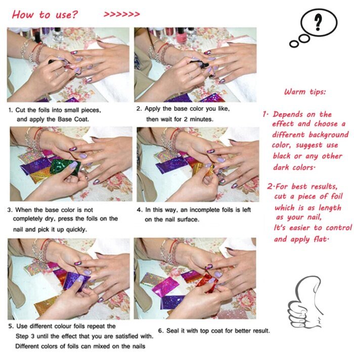 Nagelfolie med Spetsmönster (10 rullar) – För elegant och detaljerad Nail Art - Bild 4