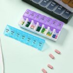 Pillerdosa för 7 dagar – Veckoorganisatör med 14 fack för tabletter, medicin och kosttillskott