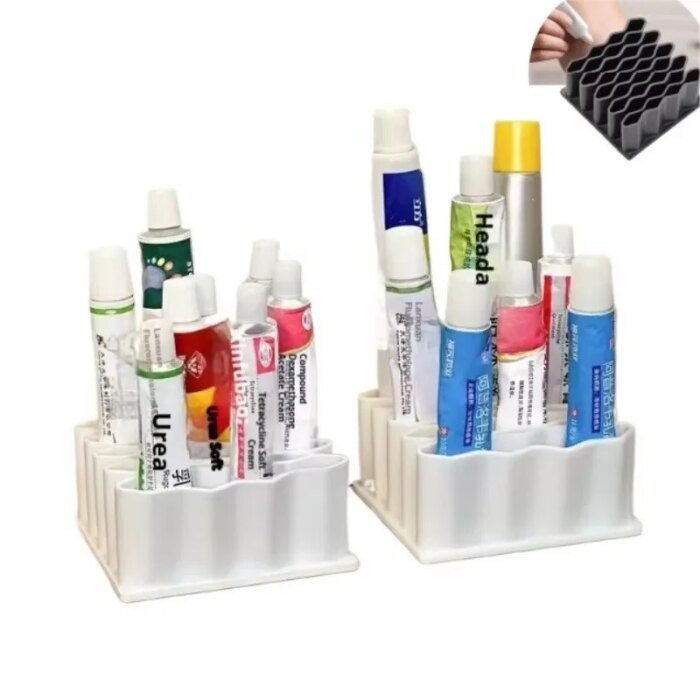 Förvaringslåda med Vågdesign – Multifunktionell Desktop Organizer - Bild 4