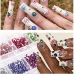 12-fack med Gnistrande Strass – Flatback-kristaller för Nail Art & Dekoration - Bild 4