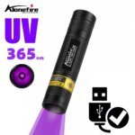 Mini UV-ficklampa 365nm – Uppladdningsbar LED-Blacklight för Identifiering & Detektering