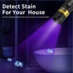 Mini UV-ficklampa 365nm – Uppladdningsbar LED-Blacklight för Identifiering & Detektering - Bild 2