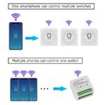Tuya ZigBee & WiFi Smart Switch – 2-vägs reläbrytare för 220V/110V 16A, kompatibel med Smart Life, Alexa och Google Home - Bild 4