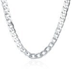 Halsband i Äkta 925 Sterling Silver 6 mm – Klassisk Kedja för Dam och Herr, 16–24 Tum - Bild 5