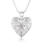 Halsband i Äkta 925 Sterling Silver med Foto Medaljong – Ormkedja 18/20/22/24 Tum för Dam - Bild 4