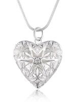 Halsband i Äkta 925 Sterling Silver med Foto Medaljong – Ormkedja 18/20/22/24 Tum för Dam - Bild 3