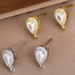 Juya DIY Örhängeskrokar – Guld- och Silverfärgade Örhängesdelar för Handgjorda Eleganta Hängen - Bild 3