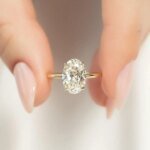 Exklusiv Förlovningsring i 925 Sterling Silver med Gnistrande Zirkon – Lyxig Design för Livets Stunder