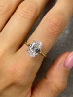Exklusiv Förlovningsring i 925 Sterling Silver med Gnistrande Zirkon – Lyxig Design för Livets Stunder - Bild 4