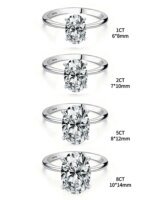 Exklusiv Förlovningsring i 925 Sterling Silver med Gnistrande Zirkon – Lyxig Design för Livets Stunder - Bild 5