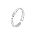 Enkla tvinnade ringar i 925 sterling silver – Stilren design för bröllop och fina smyckesgåvor - Bild 5