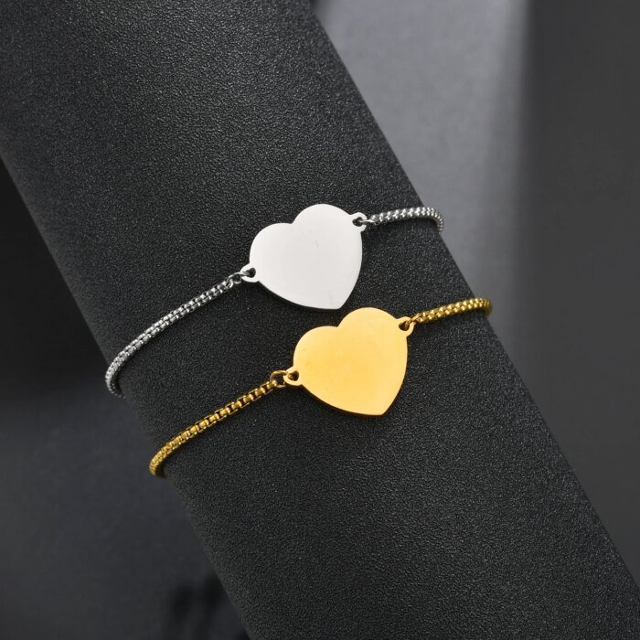 Kraftigt punk-armband i guldfärgat rostfritt stål – Trendig handkedja för par och unisex-stil - Bild 4